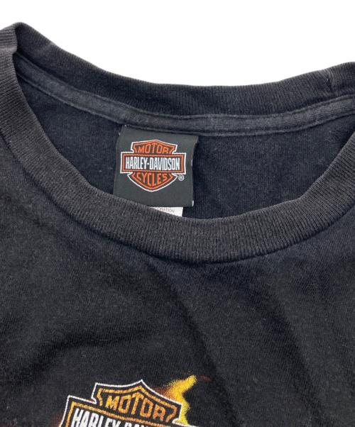 HARLEY-DAVIDSON（ハーレーダビッドソン）HARLEY-DAVIDSON (ハーレーダビッドソン) プリントTシャツ ブラック サイズ:Lの古着・服飾アイテム