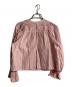 ne quittez pas (ヌキテパ) Cotton Dobby Pintuck & Lace Blouse ピンク サイズ:表記無し：6000円