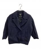 PLSTプラステ）の古着「manteco/マンテココート」｜ネイビー