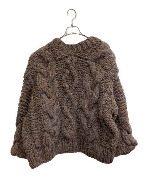 Sea Room lynn（シールームリン）Sea Room lynn (シールームリン) Hand Made Knit Set-Up ブラウン サイズ:FREEの古着・服飾アイテム