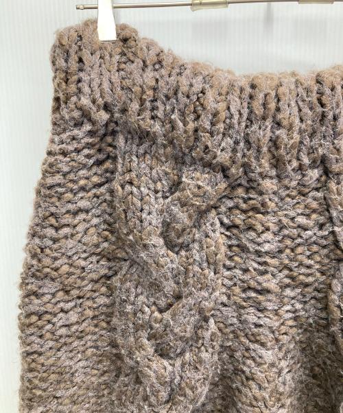 Sea Room lynn（シールームリン）Sea Room lynn (シールームリン) Hand Made Knit Set-Up ブラウン サイズ:FREEの古着・服飾アイテム