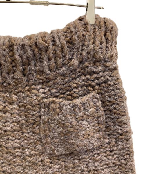 Sea Room lynn（シールームリン）Sea Room lynn (シールームリン) Hand Made Knit Set-Up ブラウン サイズ:FREEの古着・服飾アイテム