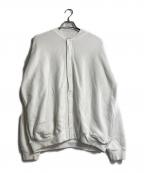 AURALEE×5525galleryオーラリー×ゴーゴーニーゴーギャラリー）の古着「18AW SWEAT BLOUSON」｜ホワイト