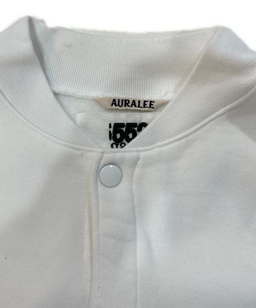 AURALEE（オーラリー）AURALEE (オーラリー) 5525gallery (ゴーゴーニーゴーギャラリー) 18AW SWEAT BLOUSON ホワイト サイズ:5の古着・服飾アイテム