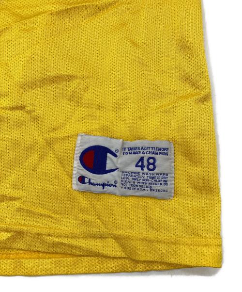 Champion（チャンピオン）Champion (チャンピオン) ゲームシャツ イエロー サイズ:48の古着・服飾アイテム