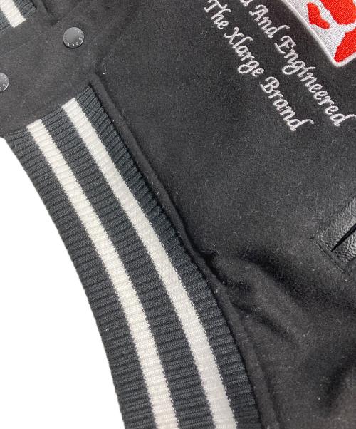 X-LARGE（エクストララージ）X-LARGE (エクストララージ) OG LOGO VARSITY JACKET ブラック サイズ:Lの古着・服飾アイテム