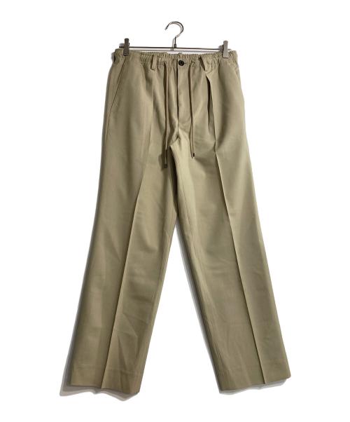 MARKAWARE（マーカウェア）MARKAWARE (マーカウェア) ONE TUCK TAPERED EASY PANTS ベージュ サイズ:1の古着・服飾アイテム