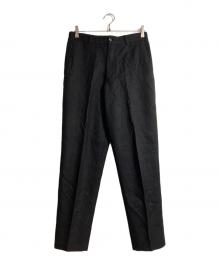 COMME des GARCONS HOMME PLUS（コムデギャルソンオムプリュス）の古着「AD2003 ウールスラックス」｜ブラック