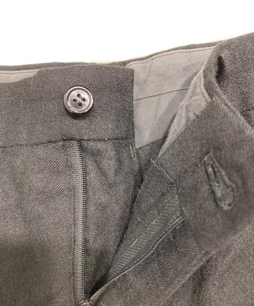 COMME des GARCONS HOMME PLUS（コムデギャルソンオムプリュス）COMME des GARCONS HOMME PLUS (コムデギャルソンオムプリュス) AD2003 ウールスラックス ブラック サイズ:Sの古着・服飾アイテム