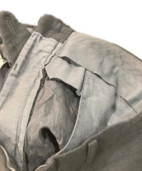 COMME des GARCONS HOMME PLUS（コムデギャルソンオムプリュス）COMME des GARCONS HOMME PLUS (コムデギャルソンオムプリュス) AD2003 ウールスラックス ブラック サイズ:Sの古着・服飾アイテム