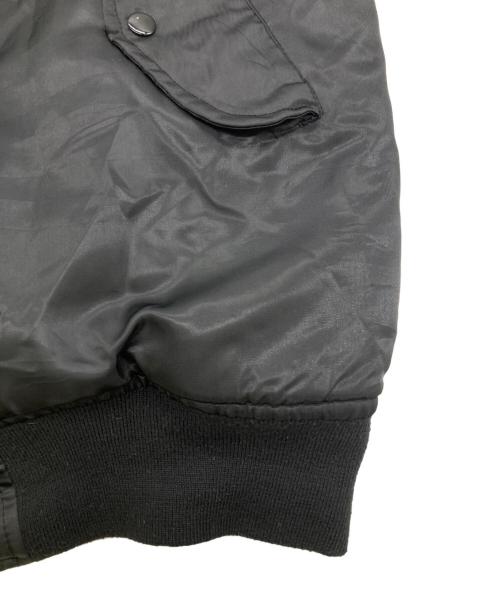 nxp（エヌエックスピー）nxp (エヌエックスピー) リバーシブルフライトジャケット ブラック サイズ:Mの古着・服飾アイテム