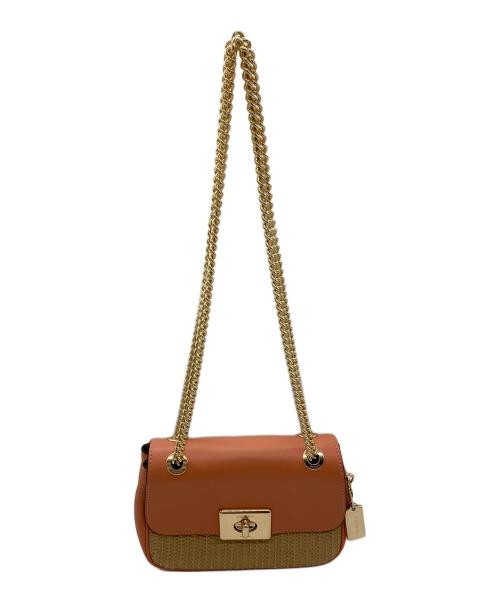 COACH（コーチ）COACH (コーチ) ミニ キャシディ チェーンショルダーバッグ ピンクの古着・服飾アイテム