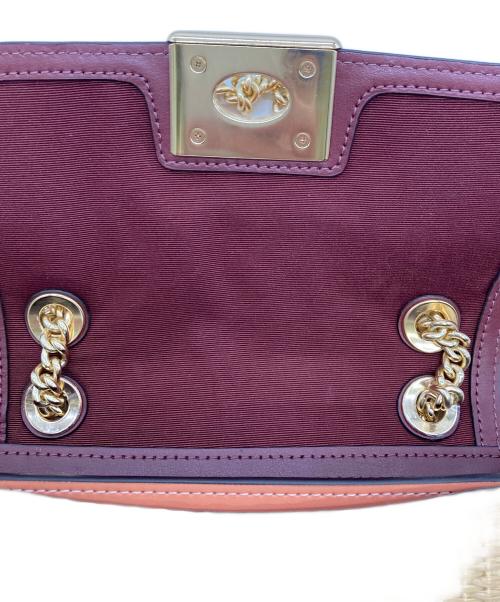 COACH（コーチ）COACH (コーチ) ミニ キャシディ チェーンショルダーバッグ ピンクの古着・服飾アイテム