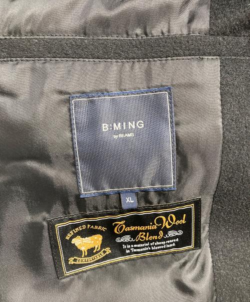 B:MING by BEAMS（ビーミングバイビームス）B:MING by BEAMS (ビーミングバイビームス) 防風 タスマニアウールチェスターコート ブラック サイズ:XLの古着・服飾アイテム