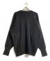 STEVEN ALAN (スティーブンアラン) 23AW コットンカシミヤクルーネックニット ブラック サイズ:XL：5000円
