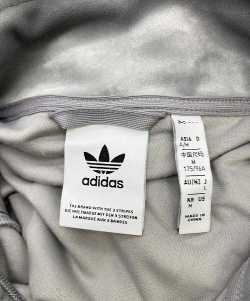 adidas（アディダス）adidas (アディダス) BECKENBAUER VELOUR TRACKTOP LIGHT ONYX グレー サイズ:Mの古着・服飾アイテム