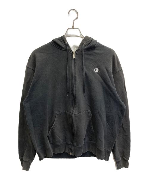 Champion（チャンピオン）Champion (チャンピオン) 00s ジップパーカー ブラック サイズ:XLの古着・服飾アイテム