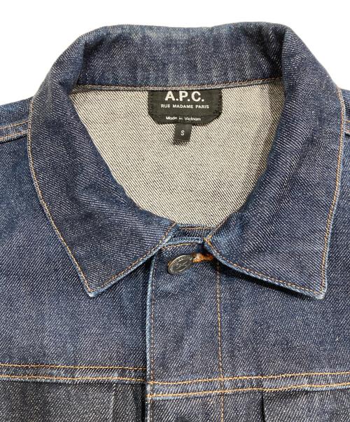 A.P.C.（アーペーセー）A.P.C. (アーペーセー) 2ndデニムジャケット インディゴ サイズ:Sの古着・服飾アイテム
