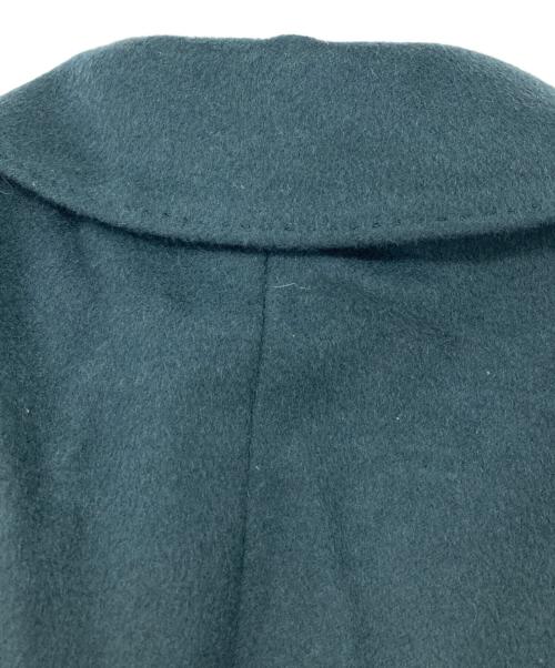23区（ニジュウサンク）23区 (ニジュウサンク) ウールカシミヤビーバー チェスターコート ブルー サイズ:40の古着・服飾アイテム