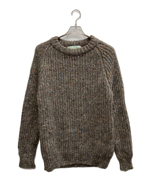 malinmore（マリンモア）malinmore (マリンモア) アランハンドニット グレー サイズ:44の古着・服飾アイテム