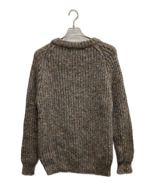 malinmore（マリンモア）malinmore (マリンモア) アランハンドニット グレー サイズ:44の古着・服飾アイテム