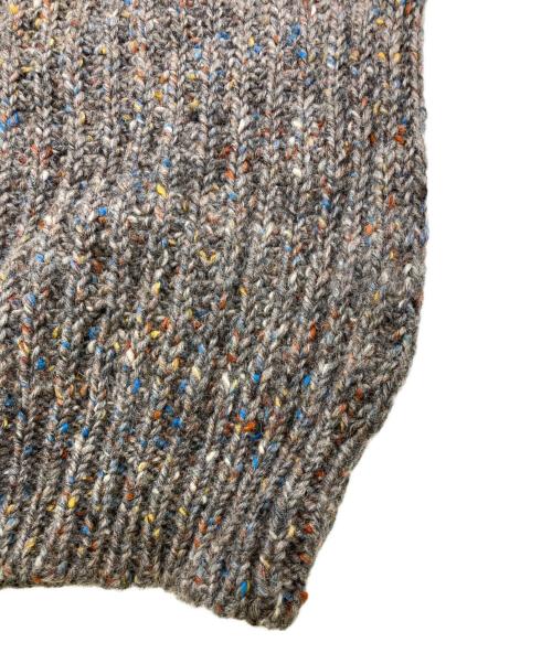 malinmore（マリンモア）malinmore (マリンモア) アランハンドニット グレー サイズ:44の古着・服飾アイテム