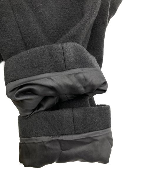 green label relaxing（グリーンレーベルリラクシング）green label relaxing (グリーンレーベルリラクシング) SENTDALE WOOLノーカラーミドルコート グレー サイズ:38の古着・服飾アイテム