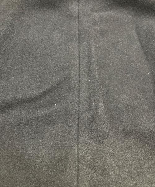 green label relaxing（グリーンレーベルリラクシング）green label relaxing (グリーンレーベルリラクシング) SENTDALE WOOLノーカラーミドルコート グレー サイズ:38の古着・服飾アイテム