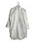 MSGM（エムエスジーエム）の古着「MESH MIX LONG BLOUSE」｜ホワイト