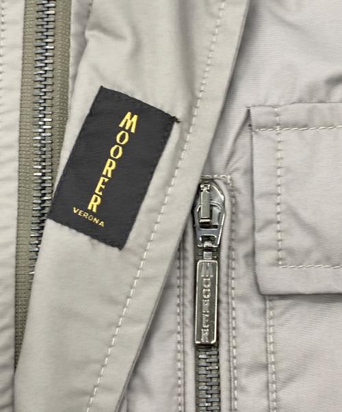 MOORER（ムーレー）MOORER (ムーレー) MANOLO KN MULEナイロンジャケット グレー サイズ:52の古着・服飾アイテム