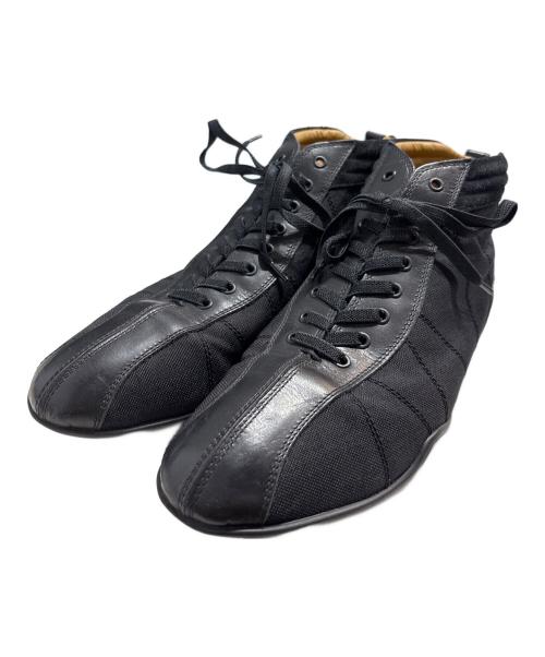 negroni（ネグローニ）negroni (ネグローニ) ハイカットスニーカー ブラック サイズ:44/27の古着・服飾アイテム