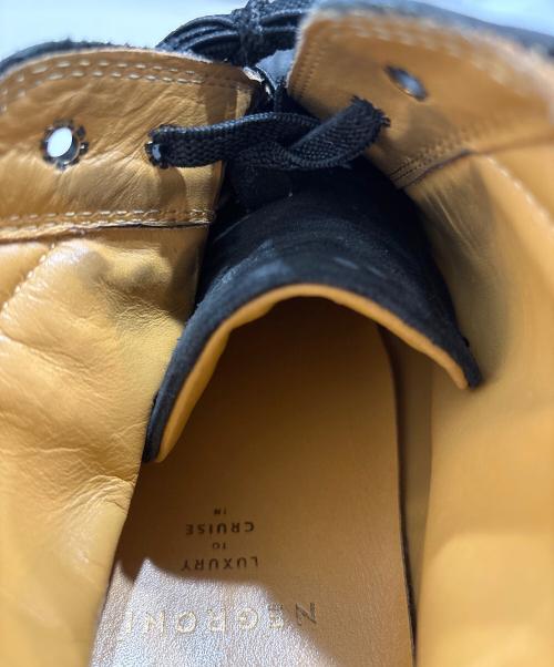 negroni（ネグローニ）negroni (ネグローニ) ハイカットスニーカー ブラック サイズ:44/27の古着・服飾アイテム