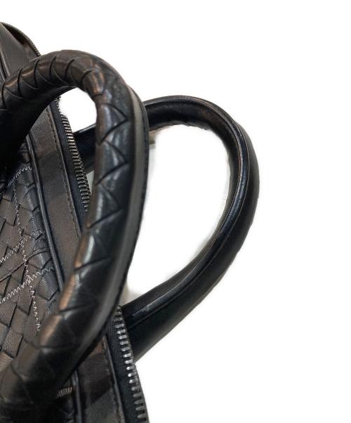 BOTTEGA VENETA（ボッテガベネタ）BOTTEGA VENETA (ボッテガベネタ) アトラスイントレチャートブリーフケース ブラックの古着・服飾アイテム