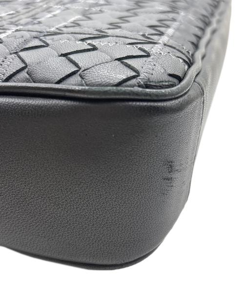 BOTTEGA VENETA（ボッテガベネタ）BOTTEGA VENETA (ボッテガベネタ) アトラスイントレチャートブリーフケース ブラックの古着・服飾アイテム