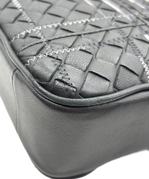 BOTTEGA VENETA（ボッテガベネタ）BOTTEGA VENETA (ボッテガベネタ) アトラスイントレチャートブリーフケース ブラックの古着・服飾アイテム