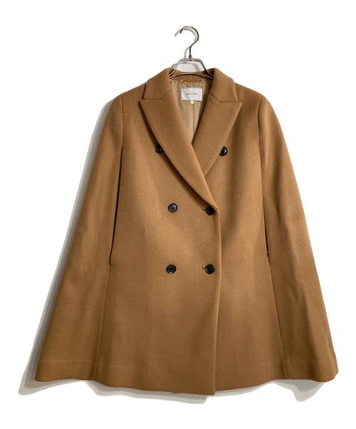 BEIGE（ベイジ）BEIGE (ベイジ) ダブルフェイス ケープポンチョ ベージュ サイズ:不明の古着・服飾アイテム