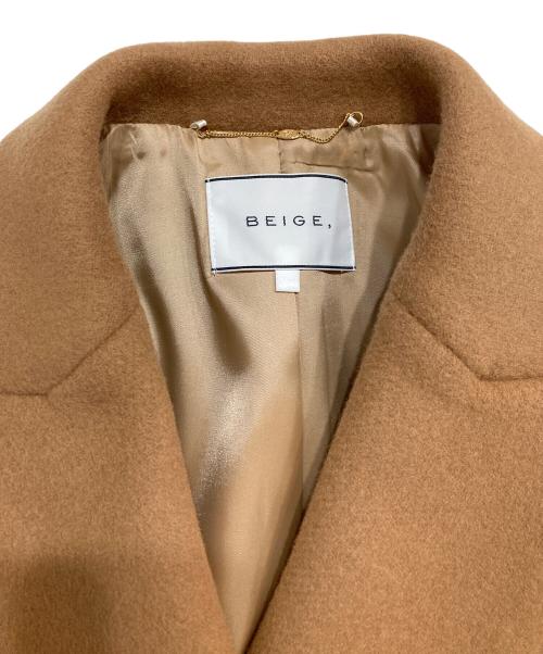 BEIGE（ベイジ）BEIGE (ベイジ) ダブルフェイス ケープポンチョ ベージュ サイズ:不明の古着・服飾アイテム