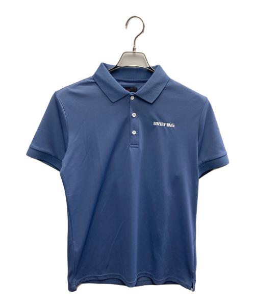 BRIEFING（ブリーフィング）BRIEFING (ブリーフィング) ポロシャツ ブルー サイズ:Lの古着・服飾アイテム