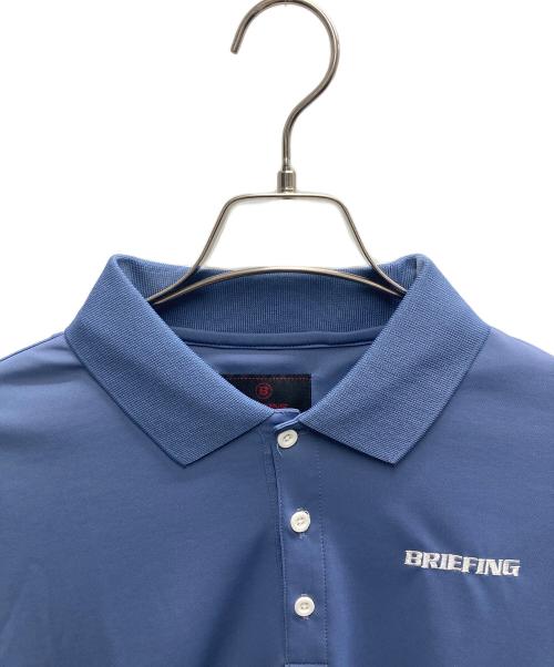 BRIEFING（ブリーフィング）BRIEFING (ブリーフィング) ポロシャツ ブルー サイズ:Lの古着・服飾アイテム