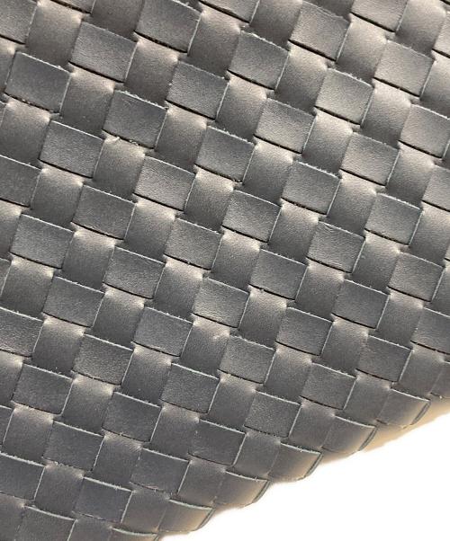 BOTTEGA VENETA（ボッテガベネタ）BOTTEGA VENETA (ボッテガベネタ) イントレチャート クラッチバック ネイビーの古着・服飾アイテム