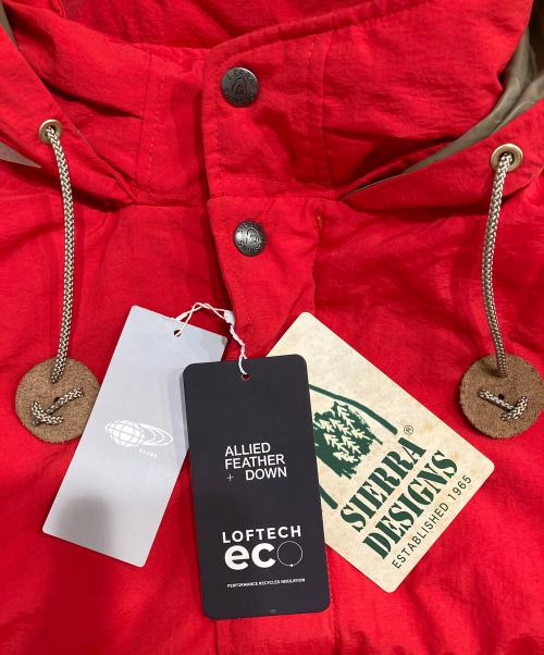 BEAMS（ビームス）BEAMS (ビームス) SIERRA DESIGNS (シエラデザインズ) 別注 NEW INYO PARKA レッド サイズ:Sの古着・服飾アイテム