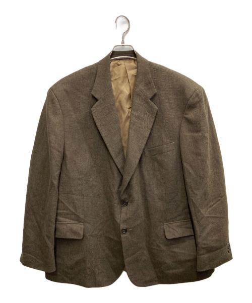CROFT&BARROW（クロフトアンドバロー）CROFT&BARROW (クロフトアンドバロー) オーバーサイズウールテーラードジャケット ブラウン サイズ:48/Rの古着・服飾アイテム