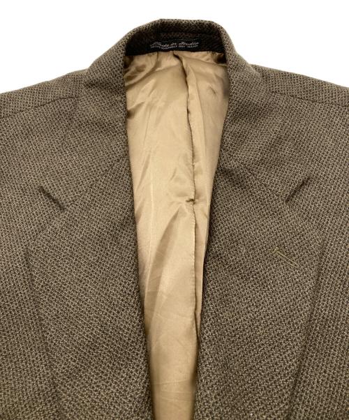 CROFT&BARROW（クロフトアンドバロー）CROFT&BARROW (クロフトアンドバロー) オーバーサイズウールテーラードジャケット ブラウン サイズ:48/Rの古着・服飾アイテム