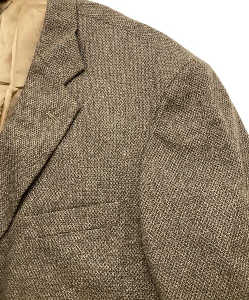 CROFT&BARROW（クロフトアンドバロー）CROFT&BARROW (クロフトアンドバロー) オーバーサイズウールテーラードジャケット ブラウン サイズ:48/Rの古着・服飾アイテム