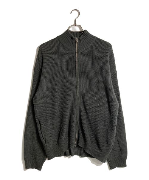 shiun（シウン）shiun (シウン) ドライバーズニット チャコールグレー サイズ:Mの古着・服飾アイテム