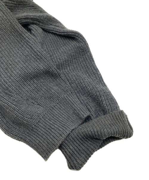 shiun（シウン）shiun (シウン) ドライバーズニット チャコールグレー サイズ:Mの古着・服飾アイテム