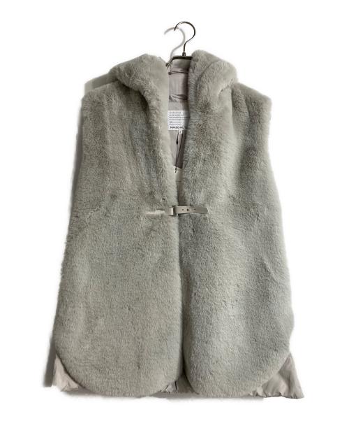 MARECHAL TERRE（マルシャルテル）MARECHAL TERRE (マルシャルテル) フーディー ファーベスト グレー サイズ:2 未使用品の古着・服飾アイテム