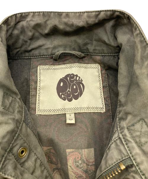 pretty green（プリティーグリーン）Pretty Green (プリティーグリーン) ワッペン付ミリタリージャケット カーキ サイズ:Sの古着・服飾アイテム