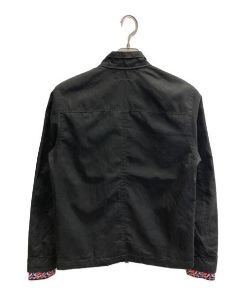 pretty green（プリティーグリーン）pretty green (プリティーグリーン) JIMI HENDRIX (ジミ・ヘンドリックス) 刺繍デザインジャケット ブラック サイズ:3の古着・服飾アイテム