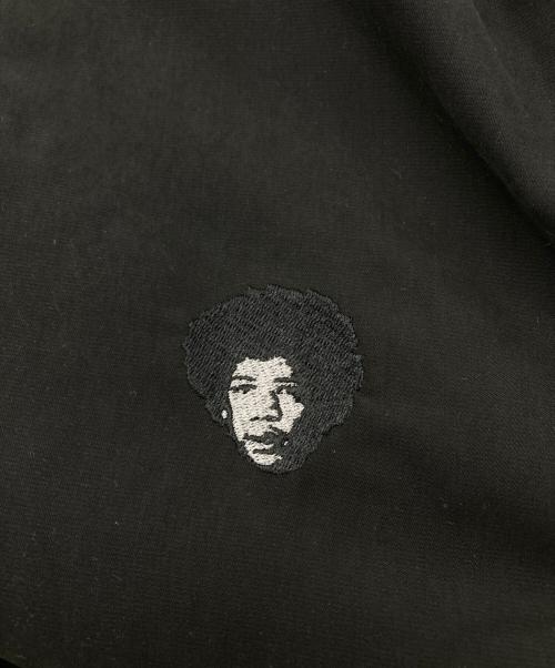 pretty green（プリティーグリーン）pretty green (プリティーグリーン) JIMI HENDRIX (ジミ・ヘンドリックス) 刺繍デザインジャケット ブラック サイズ:3の古着・服飾アイテム